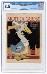 MOTHER GOOSE AS TOLD BY KELLOGG'S SINGING LADY #NN 1933 CGC 3.5 VG-.