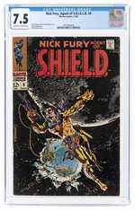 NICK FURY, AGENT OF S.H.I.E.L.D. #6 NOVEMBER 1968 CGC 7.5 VF-.