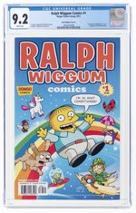 RALPH WIGGUM COMICS #1 2012 CGC 9.2 NM- (VARIANT COVER).