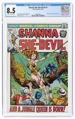 SHANNA THE SHE-DEVIL #1 DECEMBER 1972 CGC 8.5 VF+ (FIRST SHANNA THE SHE-DEVIL).