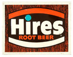 "HIRES ROOT BEER" EMBOSSED SELF-FRAMED TIN SIGN/ CHALKBOARD PAIR.