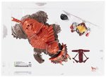 HASBRO TRIBES (1990) UNPRODUCED ACTION FIGURE - CRUSHING GRIZZLY & BEAR DRIVER (THUNDERBEAR TRIBE) HARD COPY PROTOTYPE CAS 80.