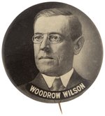 "WOODROW WILSON" LARGE 2-1/8" DIA. PORTRAIT BUTTON.