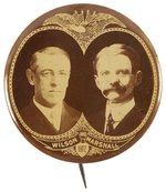 WILSON & MARSHALL OVERSIZED 1912 SEPIA TONED REAL PHOTO JUGATE BUTTON.
