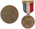 WILSON & MARSHALL 1913 INAUGURAL AND BACK-TO-BACK JUGATE MEDAL PAIR.