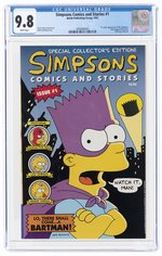 SIMPSONS COMICS AND STORIES #1 1993 CGC 9.8 NM/MINT (FIRST SIMPSONS IN COMICS).