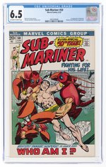 SUB-MARINER #50 JUNE 1972 CGC 6.5 FINE+ (FIRST NAMORITA).