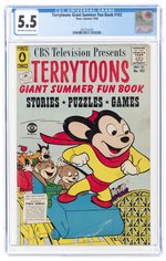 TERRYTOONS GIANT SUMMER FUN BOOK #102 SUMMER 1958 CGC 5.5 FINE- (MIGHTY MOUSE).