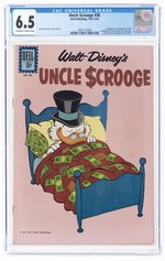 UNCLE SCROOGE #36 DECEMBER 1961 - FEBRUARY 1962 CGC 6.5 FINE+ (FIRST MAGICA DE SPELL).