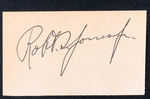 BOBBY JONES JR. SIGNED CARD.