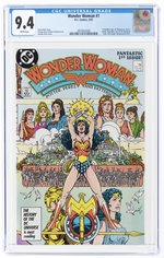 WONDER WOMAN VOL. 2 #1 FEBRUARY 1987 CGC 9.4 NM.