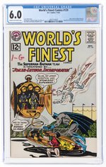 WORLD'S FINEST COMICS #129 NOVEMBER 1962 CGC 6.0 FINE.