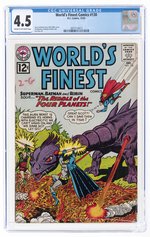 WORLD'S FINEST COMICS #130 DECEMBER 1962 CGC 4.5 VG+.