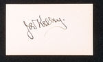 JOE KELLEY SIGNED POSTCARD.