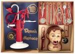 PRESSMAN'S DENNIS THE MENACE SILVER INSTRUMENT DENTIST KIT IN BOX.