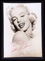 MARILYN MONROE SIGNED PHOTO.