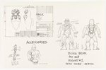 HASBRO'S TRIBES (1990) UNPRODUCED ACTION FIGURE DESIGN ARCHIVES LOT.