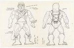 HASBRO'S TRIBES (1990) UNPRODUCED ACTION FIGURE DESIGN ARCHIVES LOT.