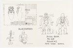 HASBRO'S TRIBES (1990) UNPRODUCED ACTION FIGURE ART & DESIGN ARCHIVES LOT.