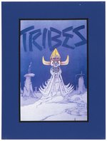 HASBRO'S TRIBES (1990) UNPRODUCED TOYLINE PITCH ART LOT.