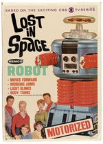 LOST IN SPACE ROBOT BOXED REMCO BATTERY-OPERATED TOY IN BOX.