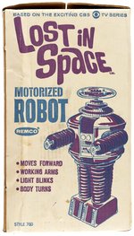 LOST IN SPACE ROBOT BOXED REMCO BATTERY-OPERATED TOY IN BOX.