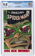 AMAZING SPIDER-MAN #55 DECEMBER 1967 CGC 9.0 VF/NM.