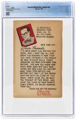 STAN LEE SECRETS BEHIND THE COMICS #NN 1947 CGC 6.5 FINE+.