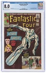 FANTASTIC FOUR #50 MAY 1966 CGC 8.0 VF.