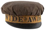 LINCOLN "WIDE AWAKE" CIVILIAN PARADE MARCHER HAT.