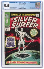 SILVER SURFER #1 AUGUST 1968 CGC 5.5 FINE-.