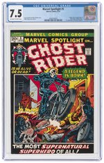 MARVEL SPOTLIGHT #5 AUGUST 1972 CGC 7.5 VF- (FIRST GHOST RIDER).