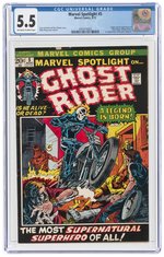 MARVEL SPOTLIGHT #5 AUGUST 1972 CGC 5.5 FINE- (FIRST GHOST RIDER).