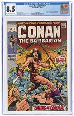 CONAN THE BARBARIAN #1 OCTOBER 1970 CGC 8.5 VF+ (FIRST CONAN).