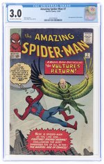 AMAZING SPIDER-MAN #7 DECEMBER 1963 CGC 3.0 GOOD/VG.