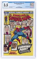 AMAZING SPIDER-MAN #121 JUNE 1973 CGC 3.5 VG- (DEATH OF GWEN STACY).