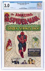 AMAZING SPIDER-MAN #19 DECEMBER 1964 CGC 3.0 GOOD/VG.