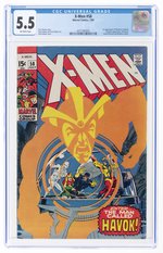 X-MEN #58 JULY 1969 CGC 5.5 FINE- (FIRST HAVOK IN COSTUME).