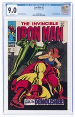 IRON MAN #2 JUNE 1968 CGC 9.0 VF/NM.