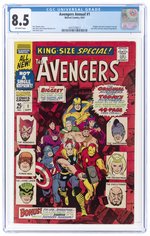 AVENGERS ANNUAL #1 SEPTEMBER 1967 CGC 8.5 VF+.