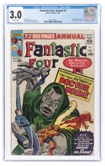 FANTASTIC FOUR ANNUAL #2 1964 CGC 3.0 GOOD/VG.