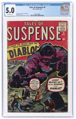 TALES OF SUSPENSE #9 MAY 1960 CGC 5.0 VG/FINE.