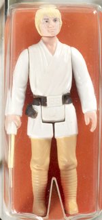 STAR WARS (1978) - LUKE SKYWALKER 12 BACK-A AFA 70+ EX+.