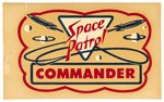 SPACE PATROL COMMANDER BOXED PREMIUM HELMET WITH INFLATABLE VEST.