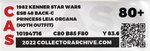 STAR WARS: THE EMPIRE STRIKES BACK (1982) - PRINCESS LEIA ORGANA (HOTH OUTFIT) 48 BACK-C CAS 80+.