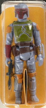 STAR WARS: THE EMPIRE STRIKES BACK (1980) - BOBA FETT 21 BACK AFA 70 EX+ (LARGE CIRCLE EXTENSION STICKER).