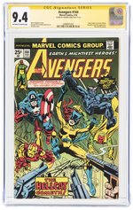 AVENGERS #144 FEBRUARY 1976 CGC 9.4 NM SIGNATURE SERIES (PATSY WALKER BECOMES HELLCAT).