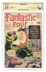 FANTASTIC FOUR #1 NOVEMBER 1961 CBCS VERIFIED SIGNATURE CONSERVED 2.0 GOOD (FIRST FANTASTIC FOUR).