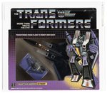 TRANSFORMERS (1983) SERIES 1 JET - SKYWARP AFA 80 NM (W/RUBSIGN/DARK GRAY BORDER).