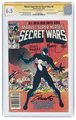 MARVEL SUPER HEROES SECRET WARS #8 DECEMBER 1984 CGC 6.5 FINE+ SIGNATURE SERIES (DOUBLE COVER).